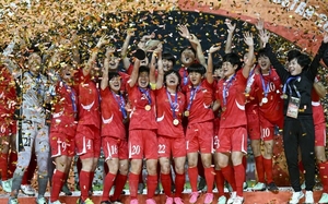 북한, 日꺾고 여자축구 U-20 아시안컵 우승…"인민에 커다란 힘"