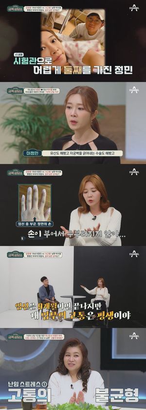 &apos;의사♥&apos; 이정민 "시험관 시술 10번…자궁벽 긁어내고 항암제 투여"