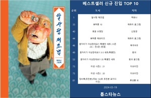 [베스트셀러] &apos;알사탕 제조법&apos;·&apos;뽀짜툰 10&apos;·&apos;벚꽃 수영장&apos;(3월 19일)