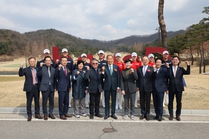 고군택·최예림 등 대보그룹 골프단 출범식