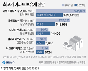 전국 &apos;최고가&apos; 아파트 &apos;더펜트하우스 청담&apos; 보유세 1억9천만원 추정