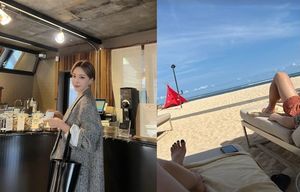 한예슬, 10살 연하♥와 발리 여행…해변서 여유 만끽