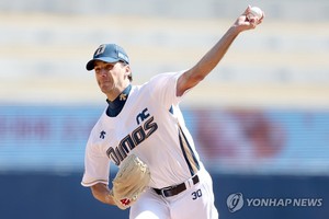 하트 7이닝 10K 무실점 역투…NC, 롯데에 4-0 완승
