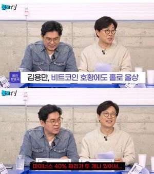 김용만, 비트코인 투자 실패?…"마이너스 40%짜리 두 개"