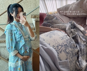 &apos;이지훈♥&apos; 아야네, 아기 출산 코앞?…임신 26주 D라인 공개