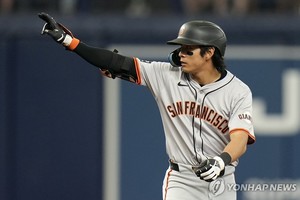 이정후, MLB 두 번째 2루타…5경기 연속 안타 행진