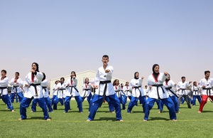 세계태권도연맹, 요르단서 난민캠프 스포츠 축제 개최
