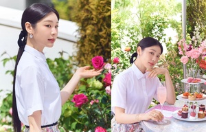 "봄이 아직 안 갔나 보다"…김연아, ♥고우림은 꽃이랑 결혼한 거야?