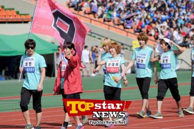 아이돌 별들의 집합, &apos;아이돌스타 육상선수권대회&apos; 녹화현장 이모저모