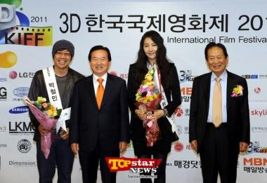 ‘무사 백동수’ 박철민과 윤지민, ‘3D 한국국제영화제 2011 광주’ 홍보대사 위촉