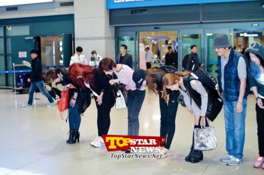 티아라(T-ara) 효민(Hyo Min), 유럽일정 마치고 신인 걸그룹과 함께 입국