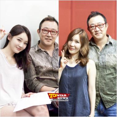 Davichi&apos;s photo with Shin In Soo song writer [KPOP]
