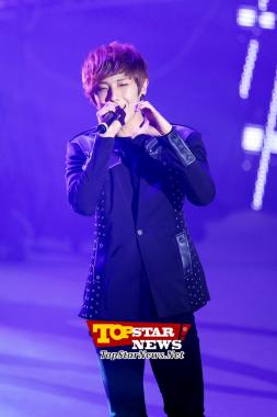 MBLAQ&apos;s Lee Joon giving a heart sign to their fans…Korea and China&apos;s Establishment of Diplomatic relations concert[KPOP PHOTO]