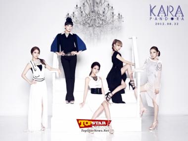 KARA ranks top in the music chart list with their new song &apos;PANDORA&apos; [KPOP]