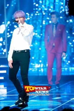 비스트(BEAST) 용준형, &apos;피쳐링 쯤이야 간단하지&apos; …엠카운트다운 생방송 현장 [K-POP PHOTO]