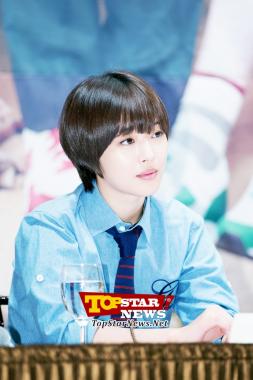 f(x) Sulli is so pretty with her new hair…&apos;To the Beautiful You&apos; Production Report Conference [KDRAMA]