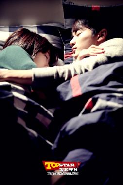 Sulli & Min Ho, a still of them sleeping together &apos;To the Beautiful You&apos; [KDRAMA]