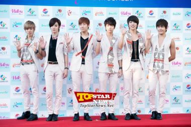 Infinite, "Ola refrescante de ídolos de moda" Sesión de fotos del "2012 Hallyu Dream Concert" en Gyeongju [KPOP PHOTO]