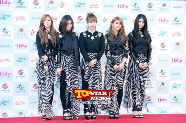 4minute, ‘We&apos;ll go on stage like zebras from Serengeti&apos;…Photo op of 2012 Hallyu Dream Concert in Gyeongju [KPOP PHOTO]