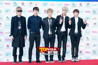 BEAST, ‘We&apos;re kings of the last stage today, right?’ …Photo op of 2012 Hallyu Dream Concert in Gyeongju [KPOP PHOTO]