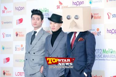 Dynamic Duo y Primary, "Impactantes iconos del hip-hop"… Alfombra roja de los Premios "2012 Melon Music Awards" [KPOP PHOTO]