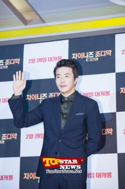 권상우(Kwon Sang Woo), ‘매너있는 손인사’…영화 ‘차이니즈 조디악’ VIP 시사회 현장 [WMOVIE]