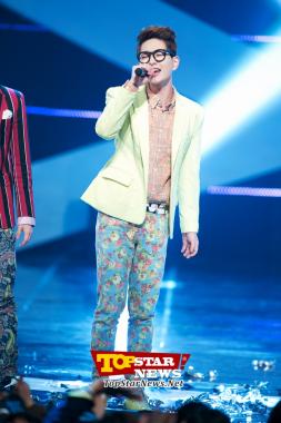 SHINee’s Onew, ‘Bright like the spring season’…‘ Mnet M! Countdown [KPOP PHOTO]