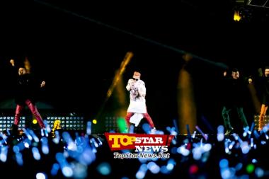 G-Dragon, "Como si estuviese en su propio concierto" … Concierto de Psy "Happening" [KPOP PHOTO]