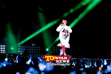 지드래곤(G-Dragon), ‘놀이터를 돌아다니듯 즐거운 분위기’ …싸이(PSY) 콘서트 ‘해프닝’ 현장 [KPOP PHOTO]