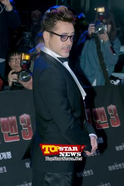 로버트 다우니 주니어 (Robert Downey Jr), ‘매혹적인 눈’…영화‘아이언맨3’ 레드카펫 행사 현장 [WMOVIE PHOTO]