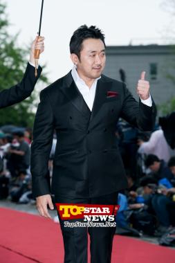 Ma Dong Seok, ‘In a good mood!’… Red carpet for the ‘49th Baeksang Arts Awards‘ [KSTAR PHOTO]