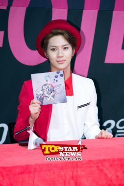 샤이니(SHINee) 태민, ‘사인 멋지죠?’… 샤이니 ‘Why So Serious?’ 팬사인회 현장 [KSTAR PHOTO]