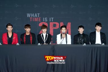 투피엠(2PM), ‘콘서트가 열려서 기뻐요’ …‘WHAT TIME IS IT 2PM LIVE TOUR’ 기자회견 현장 [KPOP PHOTO]