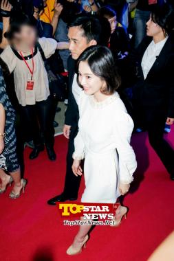 Leung Chiu Wai y Song Hye Kyo "Belleza que emana entre la multitud" … Alfombra roja del "Festival de Cine Chino 2013" [WMOVIE PHOTO]