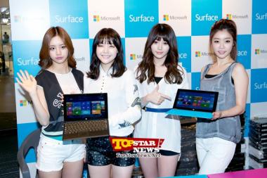 Girl&apos;s Day, "Celebra el lanzamiento de la nueva Surface" … Evento "MS Surface Preview" [KSTAR PHOTO]