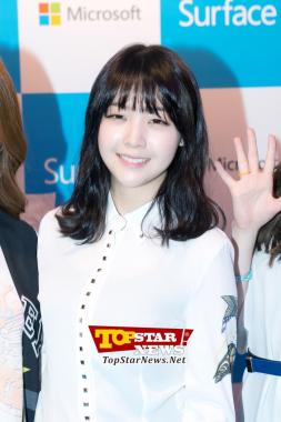 Girl&apos;s Day’s Minah, ‘Dazzling skin’ …‘MS Surface Preview Event’ [KSTAR PHOTO]