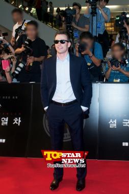 Chris Evans, ‘No need for any other words’… Red carpet for the movie ‘Snowpiercer’ [KMOVIE PHOTO]