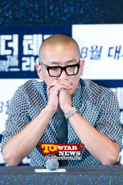 Ha Jung Woo, ‘A solemn gaze’ … Press conference for the movie ‘The Terror Live’ [KSTAR PHOTO]