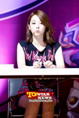 [HD] f(x)’s Sulli, ‘Cute expression’ …’Red Knight’ showcase for the game ‘Elsword’ [KPOP PHOTO]
