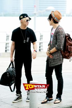 [HD] MBLAQ’s Seung Ho, ‘Conversing with Lee Joon’… MBLAQ’s departure for Mexico [KSTAR PHOTO]