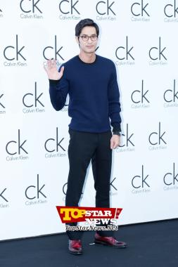 [HD] Kim Ji Suk, ‘Dandy style’ … Photo wall for the 1st year anniversary of Calvin Klein’s Flagship store [KSTAR PHOTO]