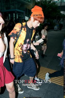 [Exclusive] EXO’s Luhan, ‘Wearing an orange beanie’…  Homecoming from ‘MTV World Stage Live in Malaysia’ [KSTAR PHOTO]