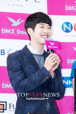 [HD] Kim Jae Won, ‘Giving his trademark smile’ …Press conference for the DMZ International Documentary Film Festival [KSTAR PHOTO]