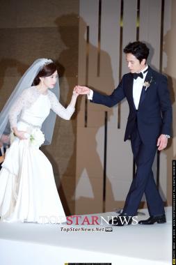 [HD] Ji Sung-Lee Bo Young, ‘The union of a handsome couple’ … Press conference for Ji Sung and Lee Bo Young’s wedding [KSTAR PHOTO]