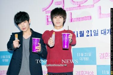 [HD] 결혼전야(Marriage Blue), ลีจุน-มีร์ MBLAQ ร่วมงานแถลงข่าวภาพยนตร์ Marriage Blue