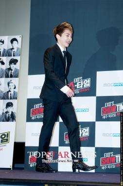 [HD] EXO, Xiumin ร่วมงานแถลงข่าวรายการ &apos;EXO&apos;s Showtime&apos;