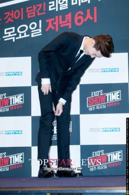 [HD] EXO, SUHO ร่วมงานแถลงข่าวรายการ &apos;EXO&apos;s Showtime&apos;