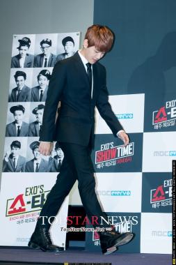 [HD] EXO, Baekhyun ร่วมงานแถลงข่าวรายการ &apos;EXO&apos;s Showtime&apos;