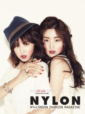 SECRET, สี่สาวซีเคร็ทพร้อมหน้าถ่ายแบบนิตยสาร &apos;NYLON&apos; ในคอนเซปท์ &apos;ฝาแฝด&apos;