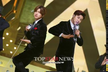 [HD포토] 데뷔 10주년을 맞은 동방신기의 화려한 자태 (엠카운트다운)